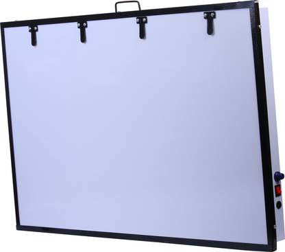 AKH69 Akh Double film led x-ray view box black frame with Automatic film Activation Censor Variable Brightness Controller, Size 28×17 inch X-Ray Box_ X-Ray Viewer