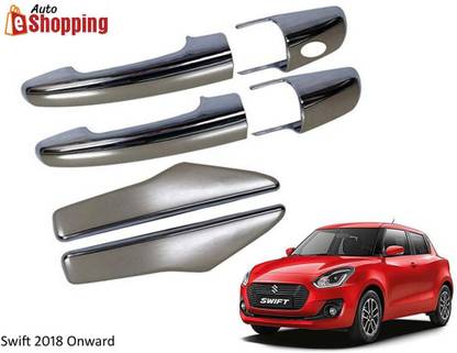 Auto E-Shopping Car Handle Latch Cover For Maruti Swift 2018 Onward Set of 4 Pieces Car Grab Handle Cover
