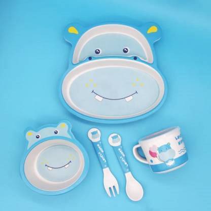 DIKUJI ENTERPRISE Pack of 5 Bamboo Dinner Set