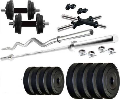 STARX 20 kg PVC Weight with rod home gym combo Home Gym Combo