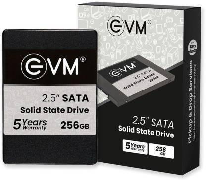 EVM sata 256 GB Desktop, All in One PC's, Laptop, Network Attached Storage, Servers, Surveillance Systems Black SATA Internal Solid State Drive (SSD) (256GB SSD 2.5" INCH SATA)