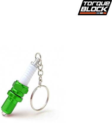Torque Block Spark Plug Key Chain