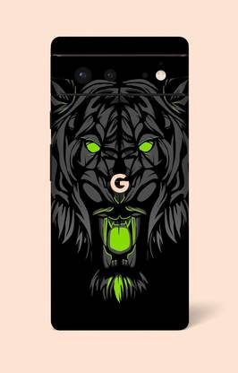 WeCre8 Skin's Google Pixel 6, Green Tiger Mobile Skin