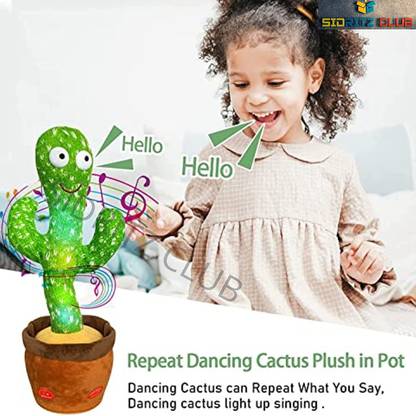 SIDRITZ CLUB Dancing catus toy