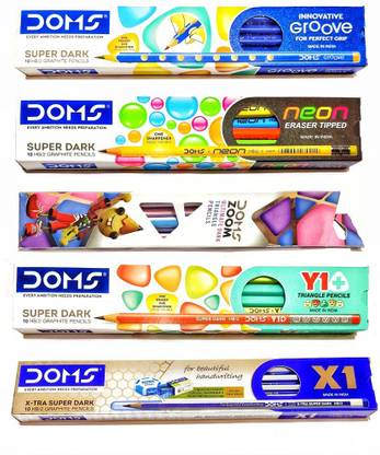 DOMS ZOOM, NEON, GROOVE, X1, Y1+ ultimate dark (50 pencil) Pencil