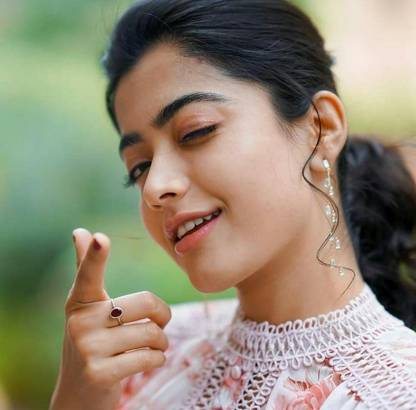 Rashmika Mandanna Multicolour Photo Paper Print Poster Photographic Paper Photographic Paper