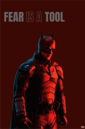 The Batman 2022 Fear is a Tool Wall Poster 18 x 12 inch 300 GSM Paper Print