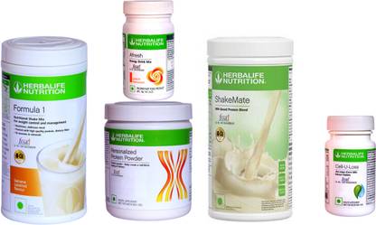 HERBALIFE FORMULA 1 BANANA PROTIEN 200 AFRESH ENERGY DRINK PEACH SHAKEMATE+ CELL U LOSS Protein Shake