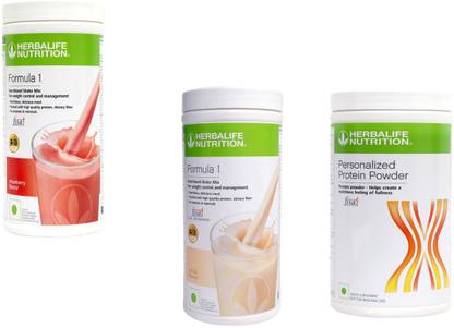 HERBALIFE Formula 1 Shake STRAWBERRY+VANILLA+ Protein Powder 400 Gram Protein Shake