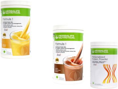 HERBALIFE Formula 1 Shake MANGO+CHOCOLATE+ Protein Powder 400 Gram Protein Shake