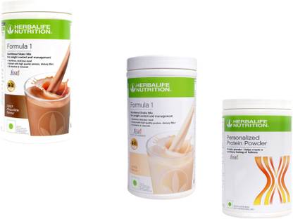HERBALIFE Formula 1 Shake CHOCOLATE +VANILLA+ Protein Powder 400 Gram Protein Shake