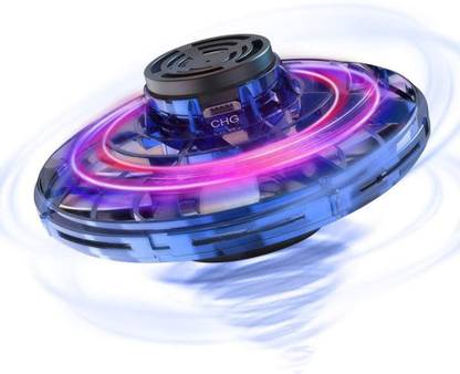 SATYAM TRADING UFO Fingertip Upgrade Flight Gyro Flying Spinner Decompression Toy (Multicolor)