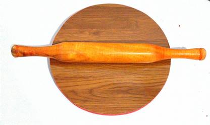 Cherry online Store Quality wooden Rolling Pin and Board Roti maker , Chapathi maker combo Rolling Pin & Board