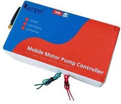 RAIVENS Single Phase Mobile Pump, Water Pump, Motor Controller via SMS & Call Upto 5 HP Water Pump Starter