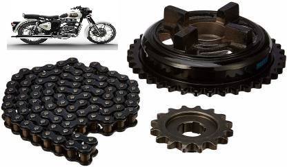 Digital Craft BULLET CLASSIC 350 CHAIN SPROCKET KIT [ PACK OF 3 ] 38 Teeth Sprocket