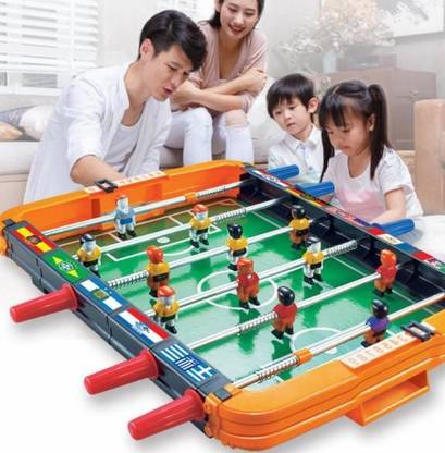 Mytoykid Hand Soccer Table Desktop Football Game Double Control Console Toy Game Air Football Board Game