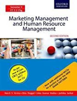 Marketing Magement And Human Resourse Magement