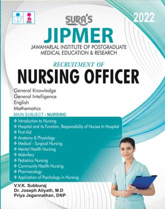 SURA`S JIPMER Recruitment of Nursing Officer Exam Book in English - Latest Updated Edition 2022