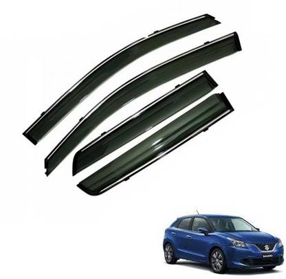 TANDD RAIN VISOR B Chrome Maruti Baleno Side Garnish