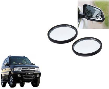 Autoinnovation 360° Convex Side Rear View Blind Spot Mirror for Tata Safari Storme 2012-2015 Glass Car Mirror Cover