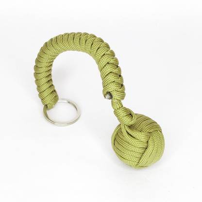 frokht ™Paracord Self Defence Outdoor Ball Key Ring Key Chain Traveling Camping Locking Key Chain
