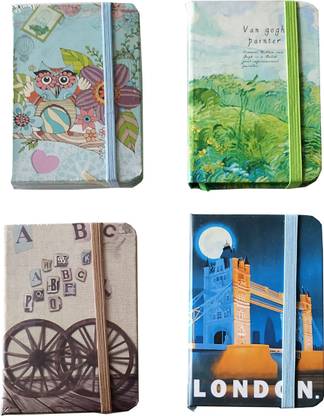Blooming Box Pocket Notebook A7 Diary Single Ruling 160 Pages