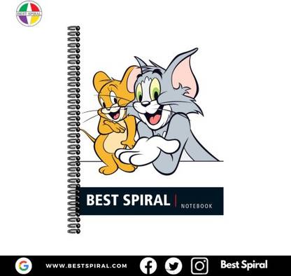 Best Spiral 1 Piece A4 Notebook Unruled Pages 200 Pages