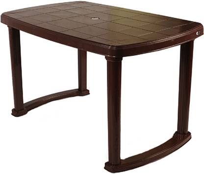 AAMROSE FLORA12 Plastic 4 Seater Dining Table