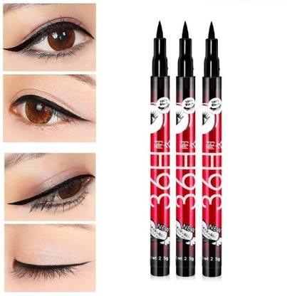 teayason Insta Beauty Water & Smudge Proof 36 Hour Long Lasting Liquid EyeLiner Pack of 3 7.5 g
