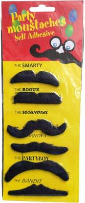 mushti Full Beard Fake Moustache