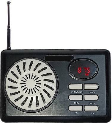 CRETO SL-MS78 Fm Radio Digital Display Music Player with 3.5mm Headphone Jack FM Radio