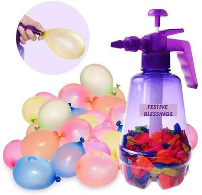 Festive Blessings Pichkari, Balloon Holi Combo