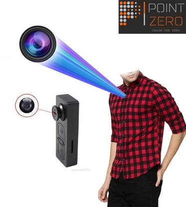Point Zero 720P Mini Hidden Spy Button Camera Video Audio Photo Spy Camera NO WIFI Security Camera