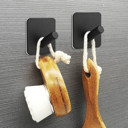 Inferno Stainless Steel Strong Adhesive Glue Hook For Hanging Coat,Towel,Keys, And Purse Hook 2