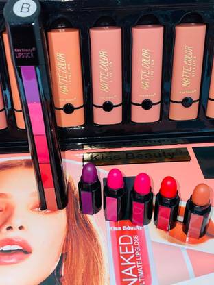 Kiss Beauty MATTE 5 IN 1 MULTI COLOR LIPSTICK IN A LIPSTICK PACK OF 1