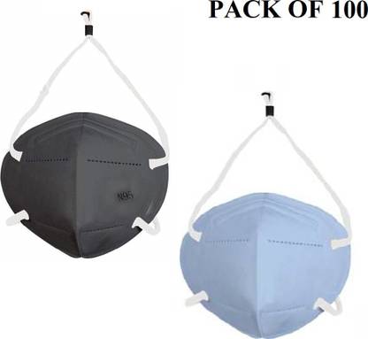 O2 N95 mask 5 layer protection inbuilt nose pin with Head loop Style