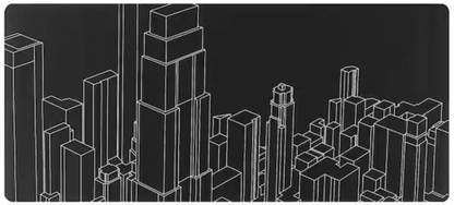 IKEA Gaming mouse pad, patterned, 90x40 cm Non Slip Base Dual Sided Mousepad