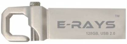 E-Rays Stylish Metal USB 2.0 128 GB Pen Drive Compatible with Audio Player, Gaming Console, Laptop, Television, Netbook, Desktop Computer USB 2.0 Metal Case
