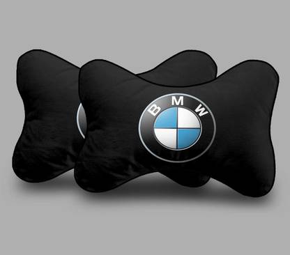 kioni Black Polyester Car Pillow Cushion for BMW