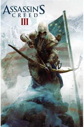 Assassin's Creed 3 ON FINE ART PAPER HD QUALITY WALLPAPER POSTER Fine Art Print