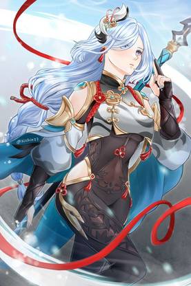 Shenhe Genshin Impact Matte Finish Poster Paper Print
