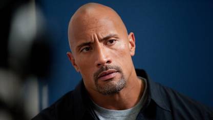 dwayne johnson actor bald hair celebrity on LARGE PRINT 36X24 INCHES Photographic Paper