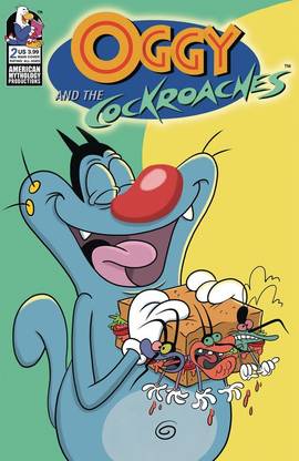 Oggy & the Cockroaches Multicolour Photo Paper Print Poster Photographic Paper Photographic Paper