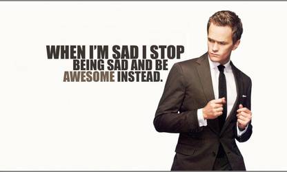 Barney Stinson ON FINE ART PAPER HD QUALITY WALLPAPER POSTER Fine Art Print
