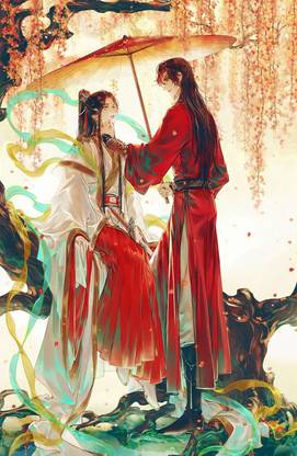 Tian Guan Ci Fu Heaven Official'S Blessing Chinese Anime Matte Finish Poster Paper Print