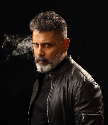 Vikram actor poster Multicolor Photo Paper Print Poster Photographic Paper (18 inch X 12 inch, Rolled Photographic Paper