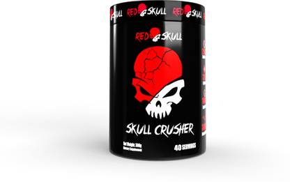 redskull nutrition SKULL CRUSHER PREWORKOUT PACK OF 300 GM BCAA