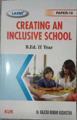 लक्ष्मी B.ed 2nd ईयर क्रिएटिंग ऐन इंक्लूसिव स्कूल