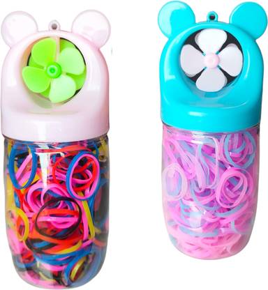 AMACO Small Disco Elastics Stretchy Hair Tie Ponytail Hair Rubber Band for Kids YT142 Hair Rubbar Elastic Rubber Band