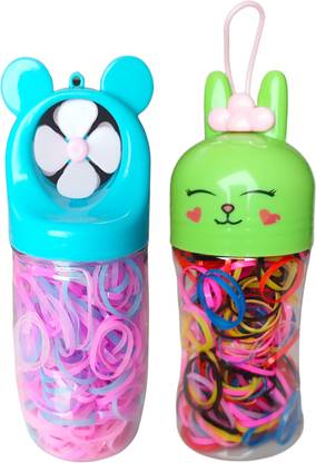 AMACO Small Disco Elastics Stretchy Hair Tie Ponytail Hair Rubber Band for Kids YT140 Hair Rubbar Elastic Rubber Band